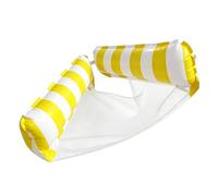 Flotteurs de piscine pour adultes | Hamac gonflable portable à rayures 2 en 1 - Hamac de piscine avec filet inférieur, pour lacs, mers, étangs, rivières, piscine, intérieur, extérieur, camping, voyage