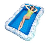 Flotteurs de piscine pour adultes | Lit de repos flottant gonflable | Serviettes de bain avec porte-boissons pour bronzer et jouer à l'eau au bord du lac Piscine et vacances