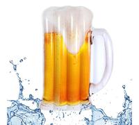 Flotteurs de Piscine pour Adultes - Salon de Piscine Gonflable avec chope à bière, hamac d'eau Flottant | La Conception de Relaxation Confortable soutient Le Corps Pendant la dérive, Accessoire de