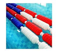Flotteurs de séparation de voie de piscine - Protection UV bloquant les vagues Corde de sécurité durable Couleur bleue 9 cm de largeur 25 m de long pour la natation et l'entraînement de compétition