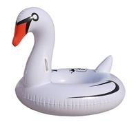 Flotteurs gonflables de Piscine, Flotteur de Piscine en Forme Cygne 47.24 Pouces, flotteurs d'eau en PVC pour Adultes, Anneau Tube Bain Blanc