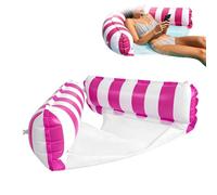 Flotteurs Gonflables pour la Piscine,Hamac Gonflable Portable Rayé 2-en-1,Hamac de Piscine pour Les Adultes - pour Lacs Mers Étangs Rivières Intérieur Extérieur en Plein Air Camping Et Voyages