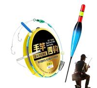 Flotteurs Pêche - Ensemble de ligne et de signalisation pour poissons de 7,9 m,Flotteur automatique changeant de couleur | Pour Pêche Extérieure Mer Bateau Lac Étang Truite Poisson-Chat Black-Bass