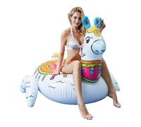 Flotteurs Piscine Adulte, Flotteurs pour Piscine Adulte Alpaga Gonflables, Chaise Longue Hamac Flottant Jouets Aquatiques pour Été Lac Plage Rivière Jeux Extérieurs Décoration