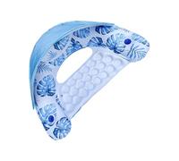 Flotteurs pour adultes en piscine | Tapis flottants pour piscine adulte - Repose-pied flottant avec ombre et porte-gobelet pour piscine, plage, lac activités extérieures d'été