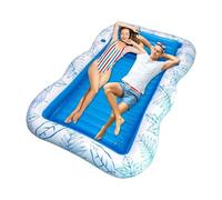 Flotteurs pour piscine - Hamac gonflable flottant - Radeau portable avec porte-gobelets pour vacances plage lac rivière voyage jardin