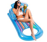 Flotteurs pour Piscine pour Adultes, lit Gonflable à Eau - Flottant Multifonctionnel Portable pour Plage, Piscine, Vacances, Jardin et détente