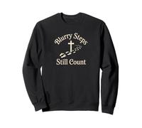 Flou Steps Still Count Faith Cross Walking Journey Sweatshirt