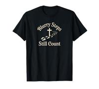Flou Steps Still Count Faith Cross Walking Journey T-Shirt