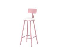 FLOUGE Chaise de Barre Nordique Rose, Chaise de Loisirs de Dessert de Cuisson de Magasin de thé de Lait, Tabouret de Bar Simple de Loisirs Chaise Tabouret de Bar