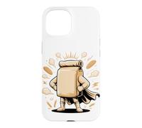 Flour Baker Baking Sourdough Pun Bakery Coque pour iPhone 15