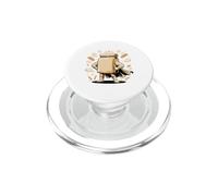 Flour Baker Baking Sourdough Pun Bakery PopSockets PopGrip pour MagSafe
