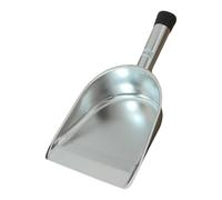 Flour Shovel, Ice Scoop, Ergonomic Anti-Slip Handle with 15.55x8.27x3.15 Inches, Utility Spoon for Snow, Grain, Feed, Ice Serving, Kitchen Supplies, Storage Bin Use, Bakery Prep, Metal Tool