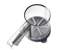Flour Sifter, Fine Mesh Stainless Steel Sieve, 8.27x4.33 Inches Semi Automatic Baking Duster for Even Powdering, Sugar, Flour, Cocoa, Kitchen Tool, Home Cooking, Cakes and Restaurant Use