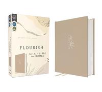 Flourish: The NIV Bible for Women, Cloth over Board, Cream, Comfort Print