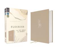 Flourish The NIV Bible for Women Cloth over Board Cream Comfort Print by Zondervan Zondervan Zondervan Zondervan (Auteur)