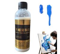 Flow Aid Paint Additif fluide avec fonction de mélange lisse, idéal pour les enseignants, les artistes, la préparation de palette, outil de mélange de couleurs pour projets d'artisanat, améliore les