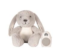 Flow Amsterdam, Peluche Battement de Coeur, Bruit Blanc Bébé | Milo Le Lapin | Gris | Peluche Musicale d'Endormissement | Minuterie