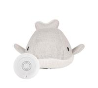 Flow Amsterdam Peluche bruits Blancs Rechargeable Moby la Baleine Gris