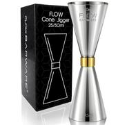 Flow Barware Cône doseur pour spiritueux 25 ml 50 ml 10 doses en un