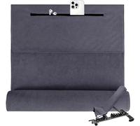 Flow fire Serviette de Sport en Microfibre de Gymnastique, Serviette de Fitness 120 x 50 cm avec Fermeture éclair pour Serviette de Sport de Gym, applicabilité pour Hommes et Femmes