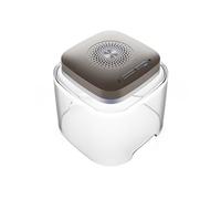 flow-med dry-cap UV 2.1 - Boîte de Séchage pour Appareils Auditifs Rechargeables - Déshumidificateur Appareils Auditifs - Chargement, Nettoyage et Séchage Simultanés - Lampe UV-C - avec Ventilateur