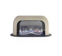 flow-med dry-glasses UV - Boîte UV-C pour Lunettes IA, Smart Glasses et Lunettes Auditives avec Séchage et Charge USB-C - 5 LED UV-C - Mode SMART - 2x USB-C - de Nombreuses Applications