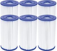 Flowclear™ Cartouche filtrante taille IV 14,2 x 25,4 cm, set d'épargne de 6 pièces