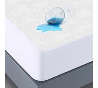 Flowen Protège Matelas 120x190 cm Lot de 2 Alèse Impermeable Drap Housse en Coton et Microfibre Protection Lit pour Adulte/Bebe pour Incontinence Anti-Acarien Couvre-Matelas Pipi Lavable en Machine