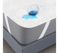 Flowen Protège Matelas 90x190 cm Lot de 2 Alèse Impermeable en Coton Housse Matelas Protection Lit Adulte et Bebe Drap pour Incontinence Anti-Acarien Pipi Lavable en Machine avec 4 Élastiques