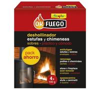 Flower 50220 Anti-suie pour poêles et cheminées 4 x 100 g