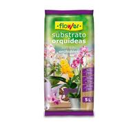 Flower 80017 Terreau pour orchidées 5 L 24 x 4,5 x 39 cm Marron