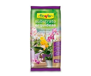 Flower 80017 Terreau pour orchidées 5 L 24 x 4,5 x 39 cm Marron