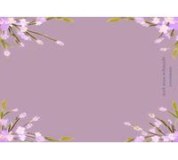 Flower A5 Notepad Desk Pad