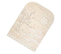 Flower Arrangement Holder, Wooden Display Home Decor, Spring Floral Collection Board, with Natural Wood Craft Design, for Adults Kids Mom Grandma, Indoor Outdoor Party Birthday Mothers Day Styling