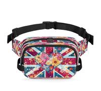 Flower Art Sac banane multifonction pour voyage, sport, course à pied, sac banane pour femmes, hommes, enfants, filles et garçons, couleur, XL, Organiseur de sac