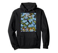 Flower Artistic Forget-Me-Not du Territoire de l'Alaska Sweat à Capuche
