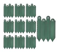 Flower Bed Border, Set of 10 Landscape Edging Borders, Interlocking Garden Trim Fencing Tools, Vegetable Palisade for Yard Patio Flower Bed Lawn Pathway, 11.81 x 8.27 x 0.39 inches