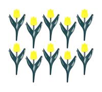 Flower Bed Fencing, 10-Piece Decorative Garden Edging, 5.91x11.42in, Weather-Resistant Panels, Ideal for Farmhouse, Pool Area, Backyard, Vegetable Garden, Playground, Pet Enclosure