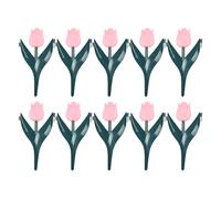 Flower Bed Fencing, 10-Piece Decorative Garden Edging Set, Sturdy and Weather-Resistant, Plant Border Decorations for Farmhouse, Pool Area, Backyard, Vegetable Gardens, Playground