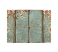 Flower Beds By The Window Puzzle en bois de 500 pièces pour adultes, puzzle stimulant pour jeu de taille 38,1 x 51,8 cm