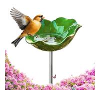Flower Bee Bath - Colorful Garden Watering Station Durable Weather Resistant Build, Nectar Drinking Feeder Decorative Outdoor Hydration Tray for Pollinators Birds | Yard Backyard Balcony Patio
