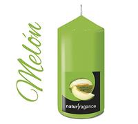 Flower - Bougie parfumée au melon | Parfum naturel et durable | Utilisation intérieure et extérieure | Fabriquée avec des ingrédients naturels | Taille moyenne, multicolore
