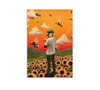 Flower Boy Tyler, The CreatorAlbum Cover Esthétique Édition Limitée Poster Signature Rap Singer Music Poster Décoration Dortoir Chambre Impression sur Toile Décoration Chambre 50 x 75 cm Sans Cadre