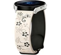 Flower Bracelet de rechange en silicone 22 mm pour Amazfit Bip 6/5 Unity/Pace, Stratos 3/2/2S, Amazfit GTR 47 mm/GTR 4/3/3Pro/2/Helio, Balance 2 46 mm