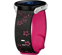 Flower Bracelets de Remplacement pour Garmin Approach S50/S44/S42/S40/S12/J1, 20mm Sport Silicone Bracelet pour Garmin Forerunner 570 42mm/55/158/165/245/645