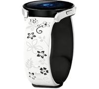 Flower Bracelets de Remplacement pour Garmin Approach S50/S44/S42/S40/S12/J1, 20mm Sport Silicone Bracelet pour Garmin Forerunner 570 42mm/55/158/165/245/645