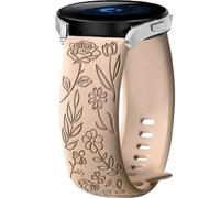 Flower Bracelets de Remplacement pour Garmin Venu, 18mm 20mm 22mm Sport Silicone Bracelet pour Amazfit Bip Band Helio pour Samsung Watch