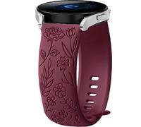 Flower Bracelets de Remplacement pour Garmin Venu, 18mm 20mm 22mm Sport Silicone Bracelet pour Amazfit Bip Band Helio pour Samsung Watch