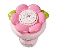 Flower Bubble Machine - Bubble Blower with Lights | Portable Automatic Flower Bubbles Maker Handheld Bouquet Bubbles Machine for Backyard Beach Camping Park Party Pool Travel Vacation Wedding